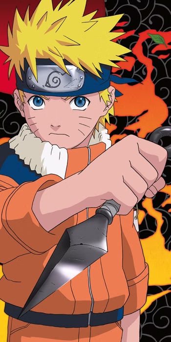 Naruto bath towel, beach towel, 70 x 140 cm