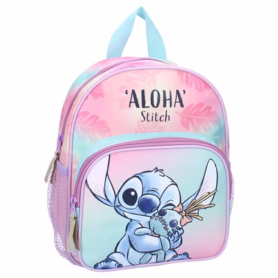 Lilo Stitch Aloha Backpack with Front Pocket Children's Backpack
