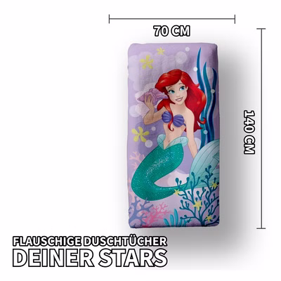 Disney Ariel Bath Towel Beach Towel 70 x 140cm
