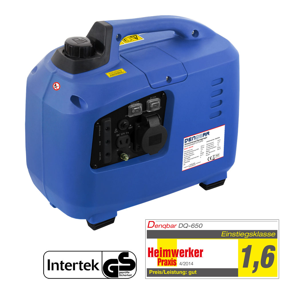 650 W silent suitcase digital generator 230 V inverter Generators