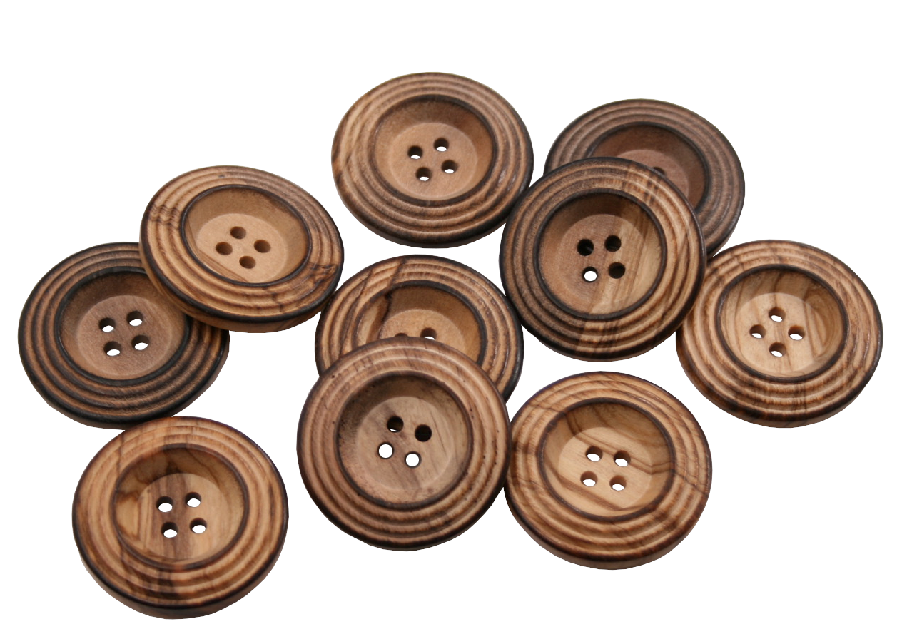 Bottoni in metallo leggermente bombati in ottone anticato con occhiello da 15 mm, 17 mm o 22 mm (10 pezzi) (22 mm
