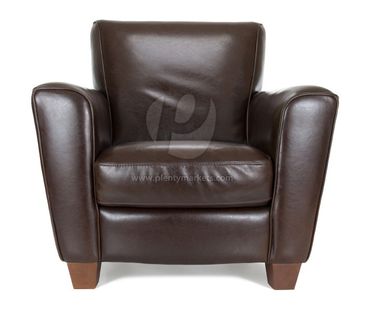 Sessel »New York« Echtlederbezug in braun