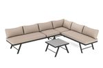 Lounge CALVI multifunktional beige/anthrazit Bild 4