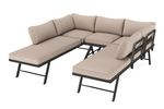 Lounge CALVI multifunktional beige/anthrazit Bild 6