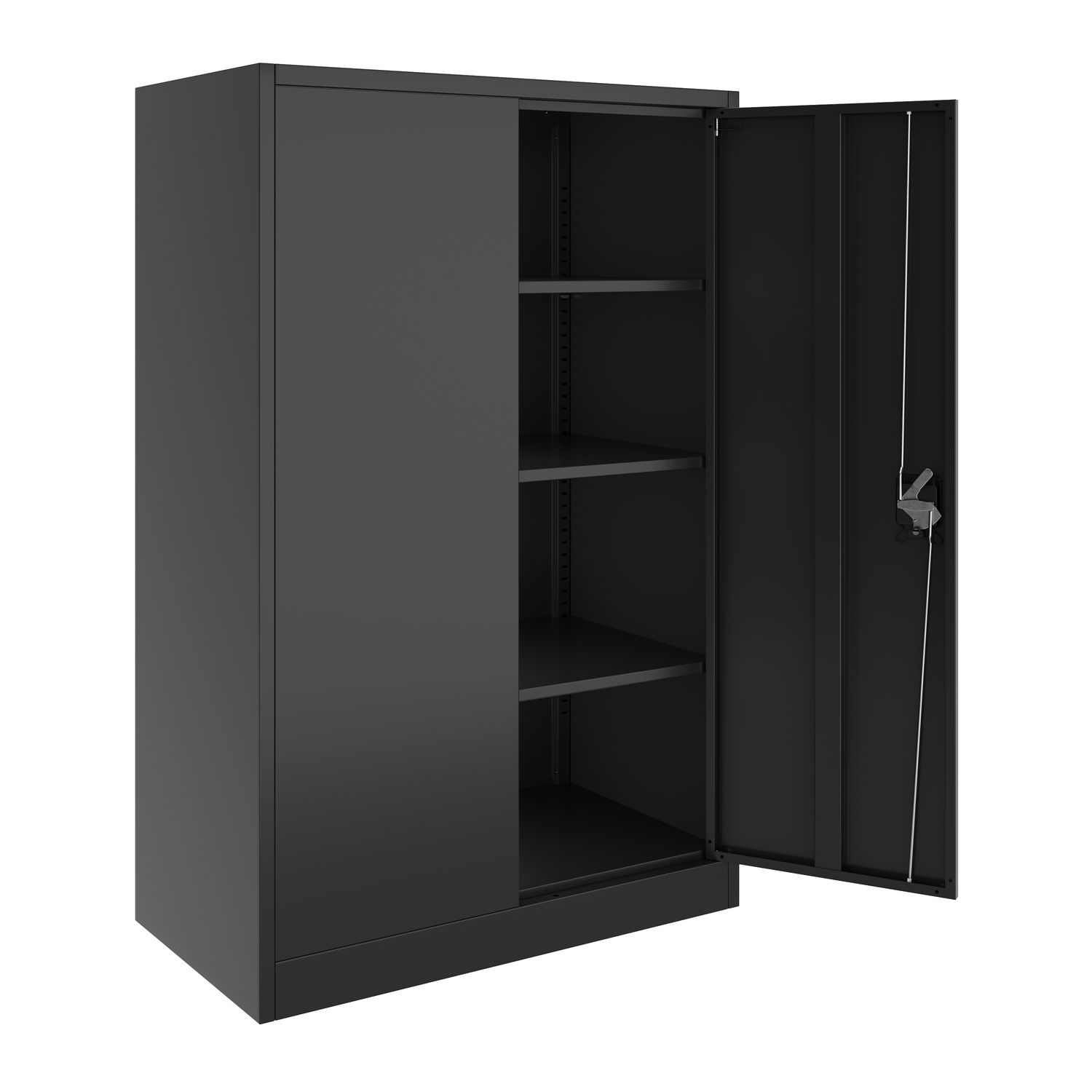 Aktenschrank mit 4 Böden schwarz Anzeigebild