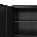 Aktenschrank mit 4 Böden schwarz Bild 6