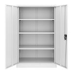 Aktenschrank mit 4 Böden weiss Bild 5
