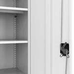 Aktenschrank mit 4 Böden weiss Bild 7