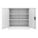 Aktenschrank mit 3 Böden weiss Bild 5
