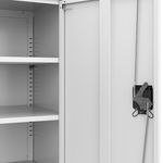 Aktenschrank mit 3 Böden weiss Bild 7