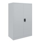 Aktenschrank mit 4 Böden grau Bild 2