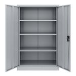 Aktenschrank mit 4 Böden grau Bild 5