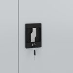 Aktenschrank mit 4 Böden grau Bild 8