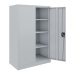 Aktenschrank mit 4 Böden grau Anzeigebild