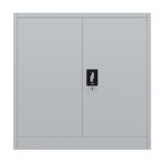 Aktenschrank mit 3 Böden grau Bild 4