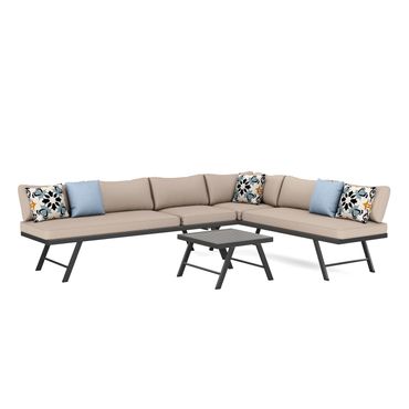 Lounge CALVI multifunktional beige/anthrazit Anzeigebild