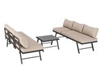 Lounge CALVI multifunktional beige/anthrazit Bild 5