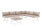 Lounge CALVI multifunktional beige/weiss Bild 2