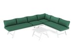 Lounge CALVI multifunktional grün/weiss Bild 3