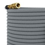 Flexi Premium Gartenschlauch 30 m grau Nahaufnahme Schlauch