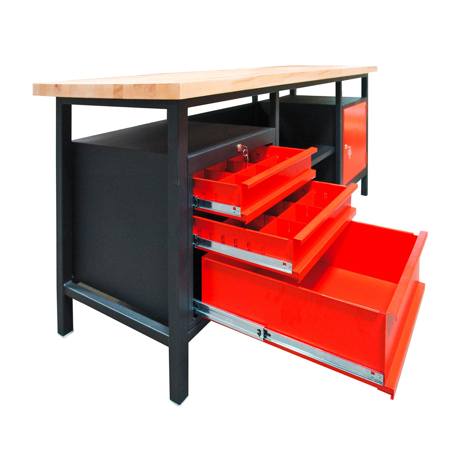 VidaXL Werkbank Aus Massivholz Kiefer 80x50x80cm - Robuster Arbeitstisch Mit Stauraum Für Werkstatt