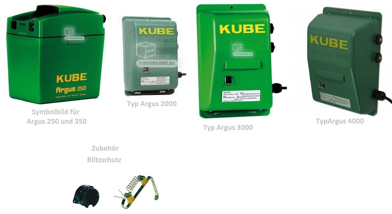 9Volt Batteriegerät Weidezaungerät KUBE Argus 250