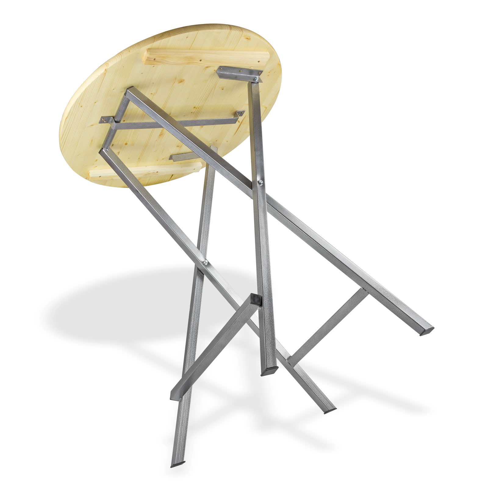 Stehtisch Klapptisch Bistrotisch Bartisch Tisch rund klappbar mit Holzplatte | Detec Stehtisch Klapptisch Bistrotisch Bartisch Tisch rund klappbar mit Holzplatte | Detec