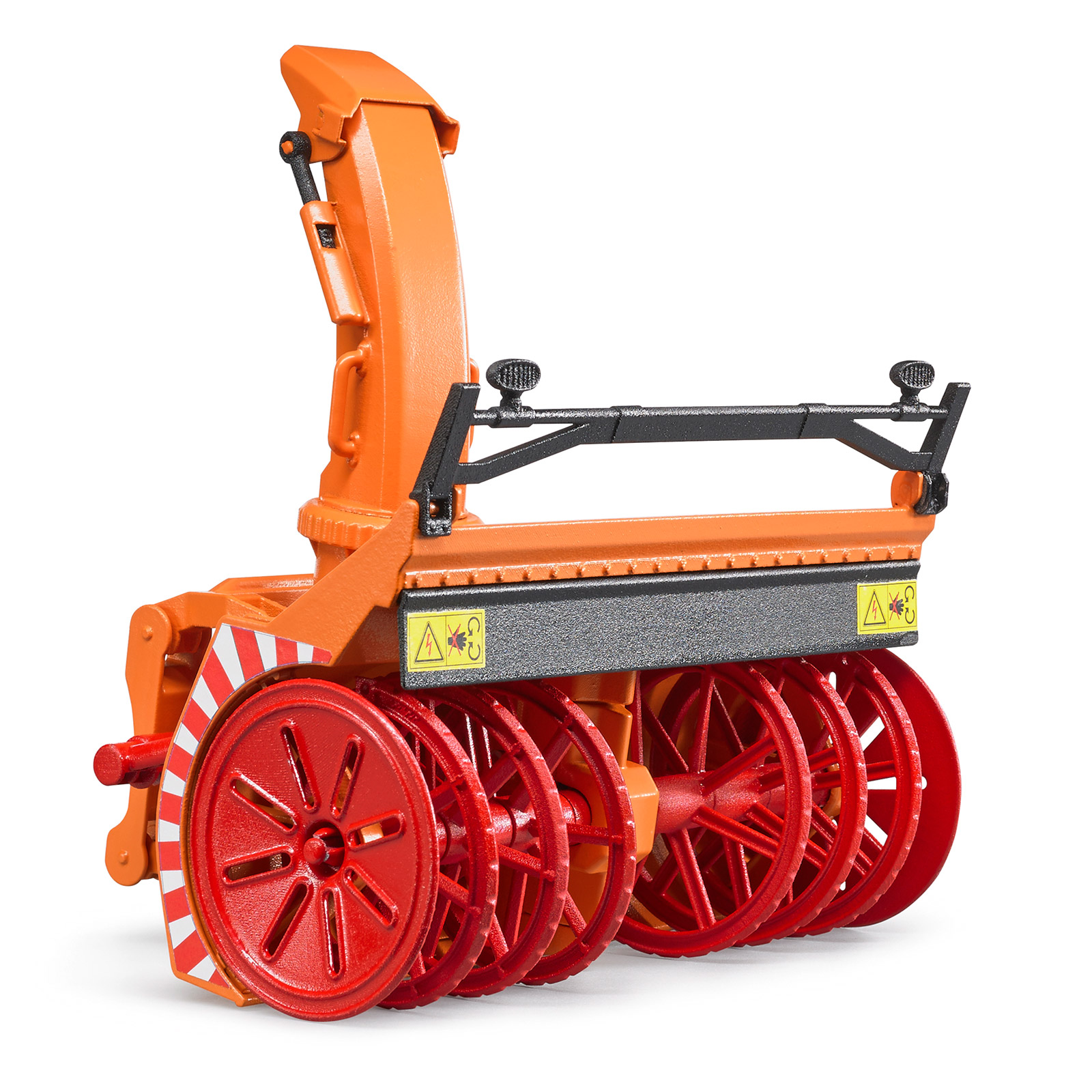 BRUDER Kinder Spielzeug Zubehör Schneefräse für Traktor LKW Bruder 02349 Zubehör: Schneefräse, orange: : Spielzeug