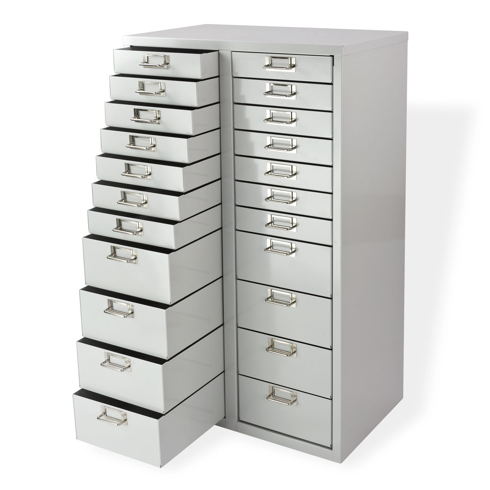 ADB Schubladenschrank/Schubladencontainer H860xB530xT400 mm RAL 7035