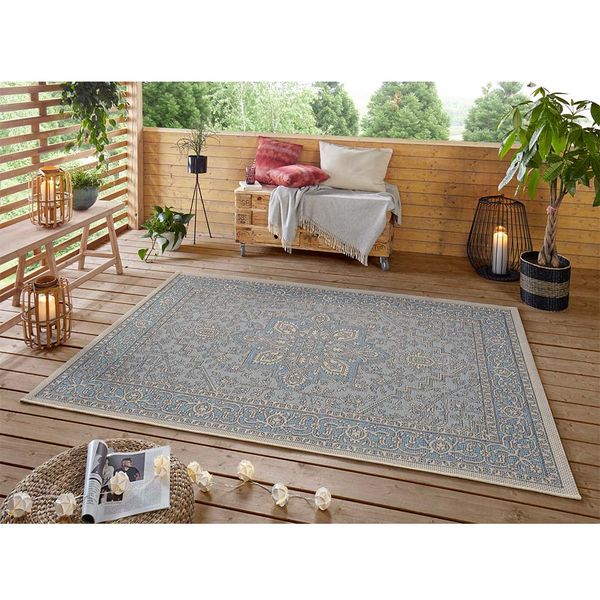und Outdoor Teppich Hatta Lila Taupe Design In