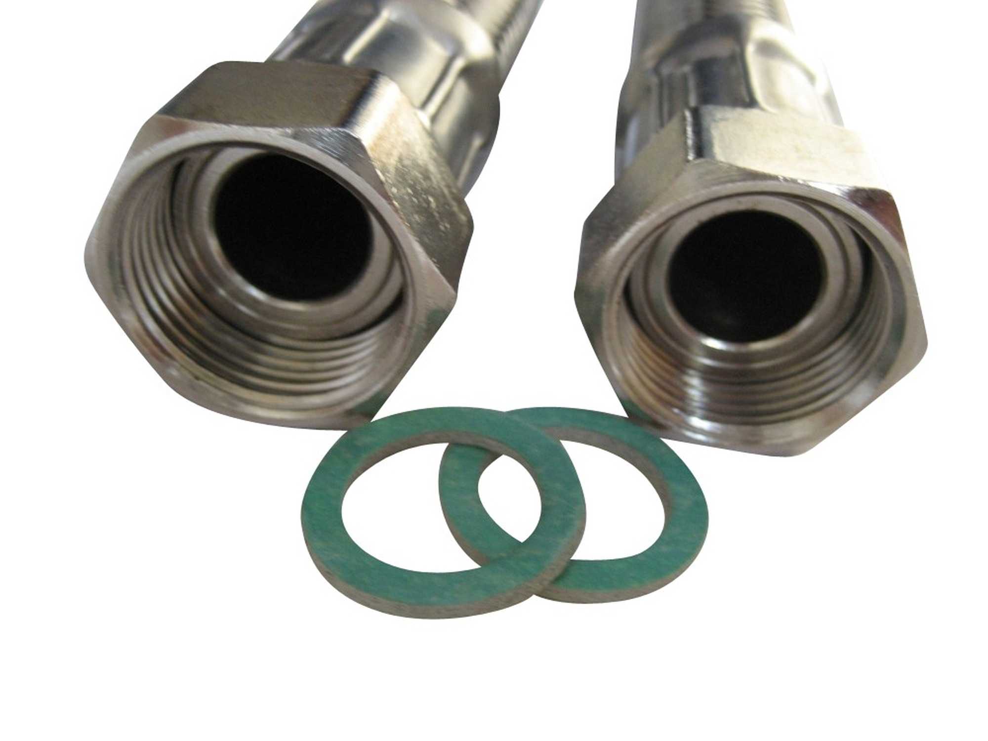 Tubo Flessibile DN19 - 3/4 Pollici &Uuml;M X 3/4" &Uuml;M Con Filo Di