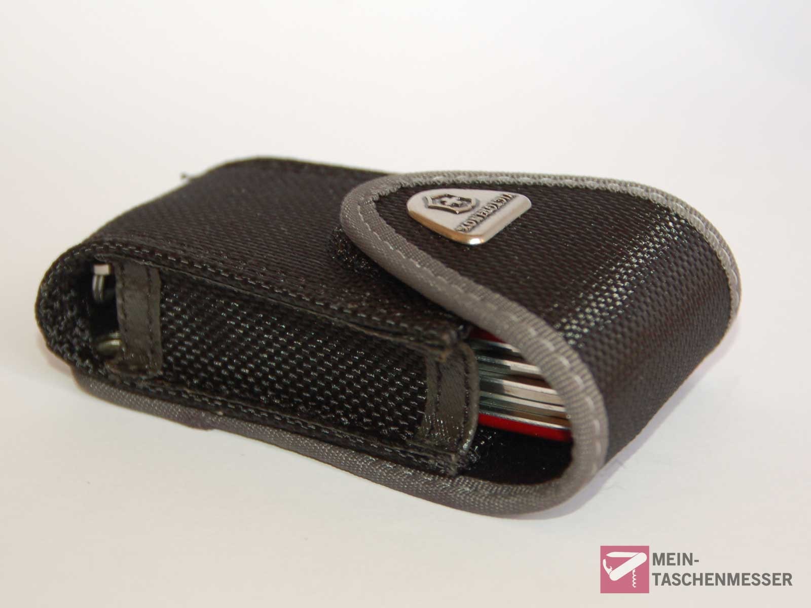 Nylon-Etui mit Innenfach für große Offiziersmesser | Taschenmesser 