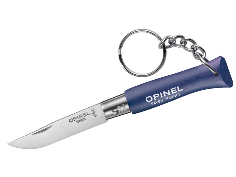 Opinel-Messer, Colorama No 04, rostfrei, mit Anhänger