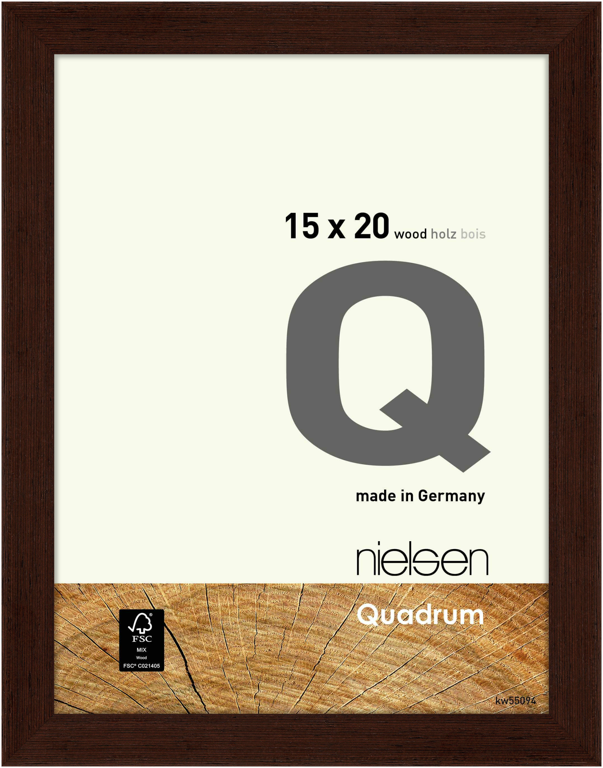 Nielsen Quadrum ニールセンフレーム　(ダークブラウン)２点 Quadrum Frames