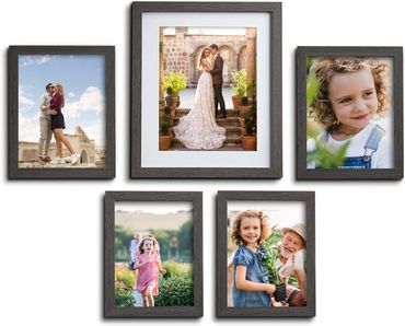 Wood 5-piece wall frame set Wood 5-piece wall frame set