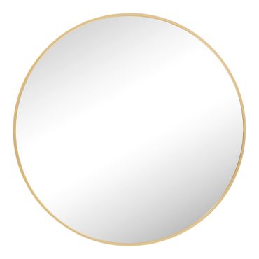 Round Aluminium Wall Mirror