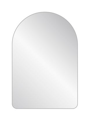 Arched Wall Mirror 75x50cm – Silver