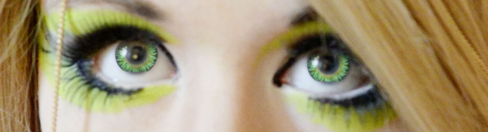 Grüne Kontaktlinsen