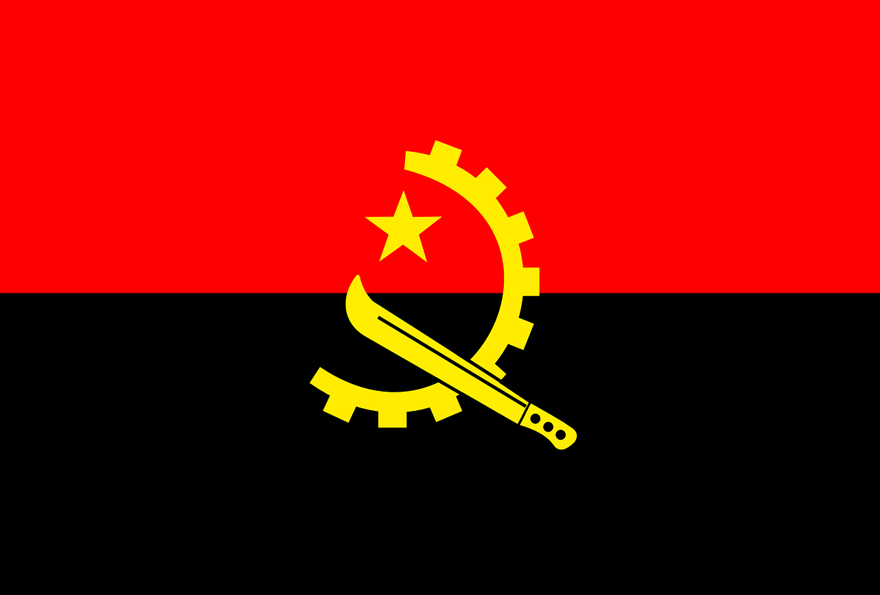 Angola Flagge