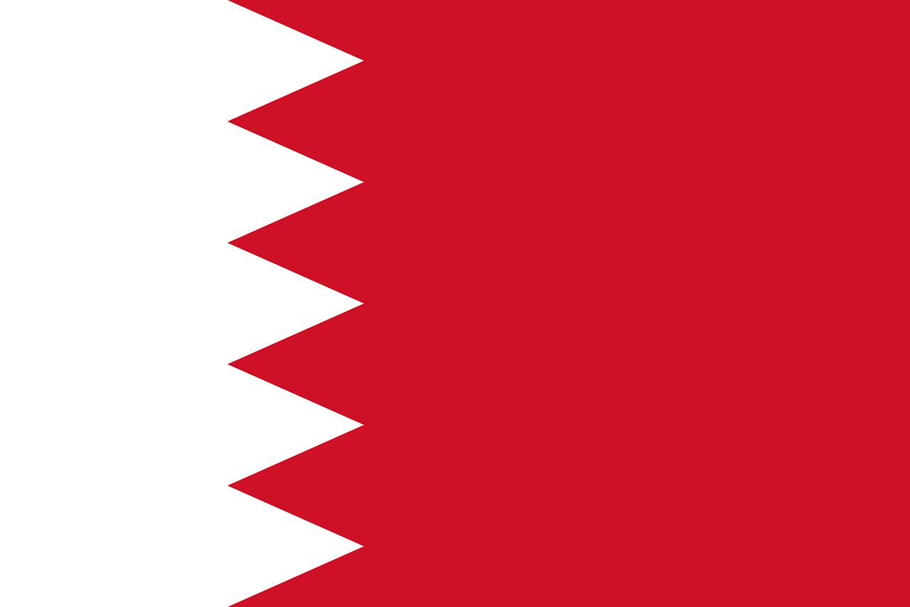 Bahrain Flagge