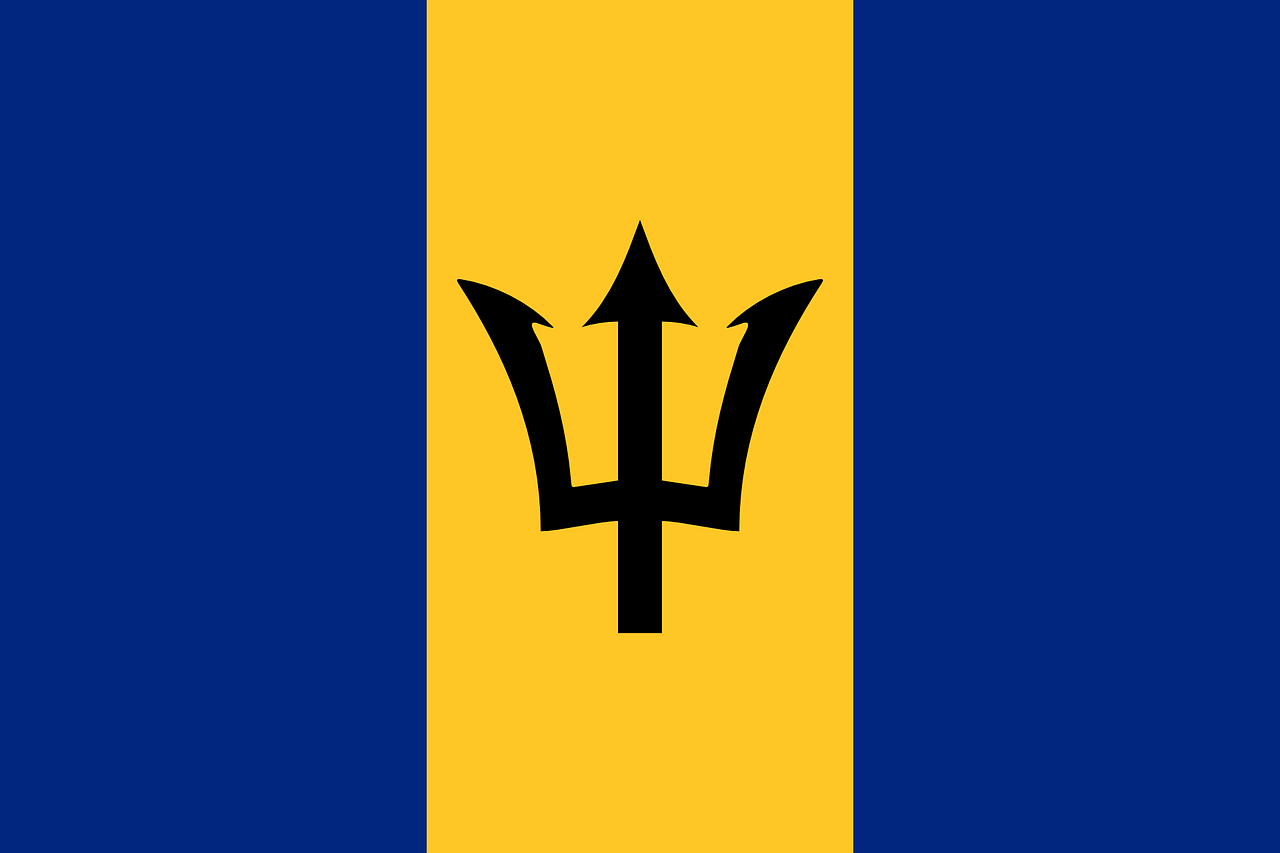 Barbados Flagge