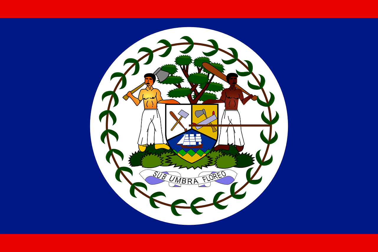 Belize Flagge