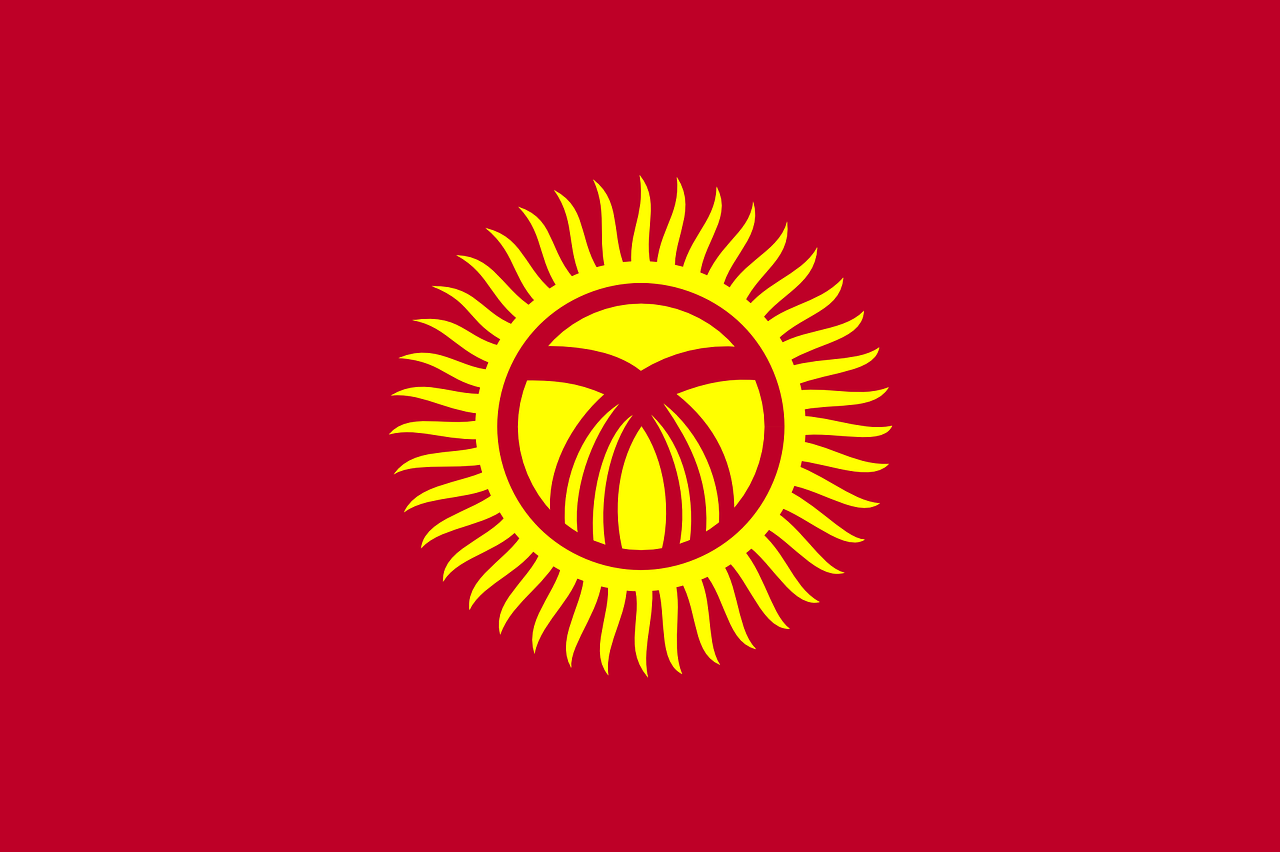 Kirgisistan Flagge