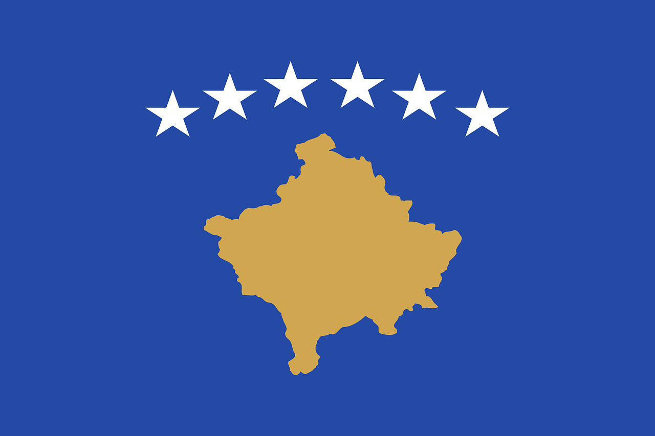 Kosovo Flagge