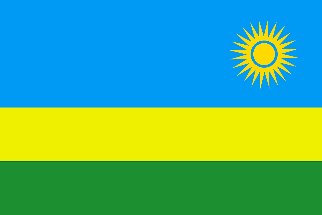 Ruanda Flagge