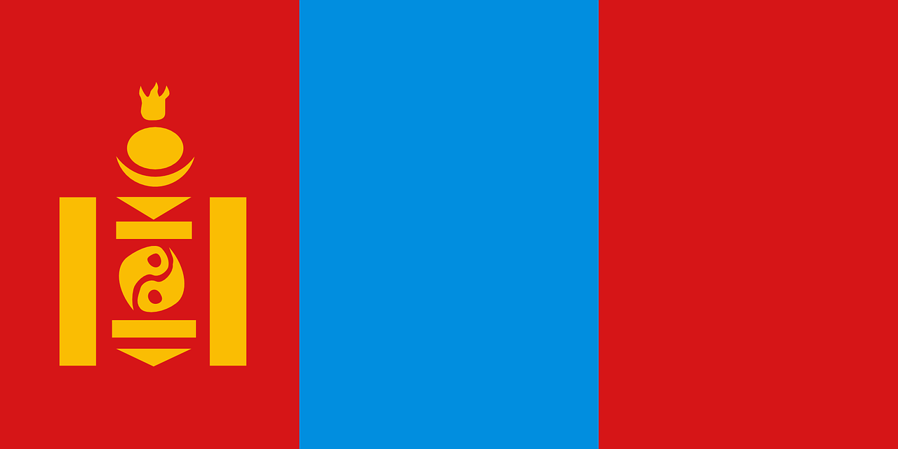 Mongolei Flagge