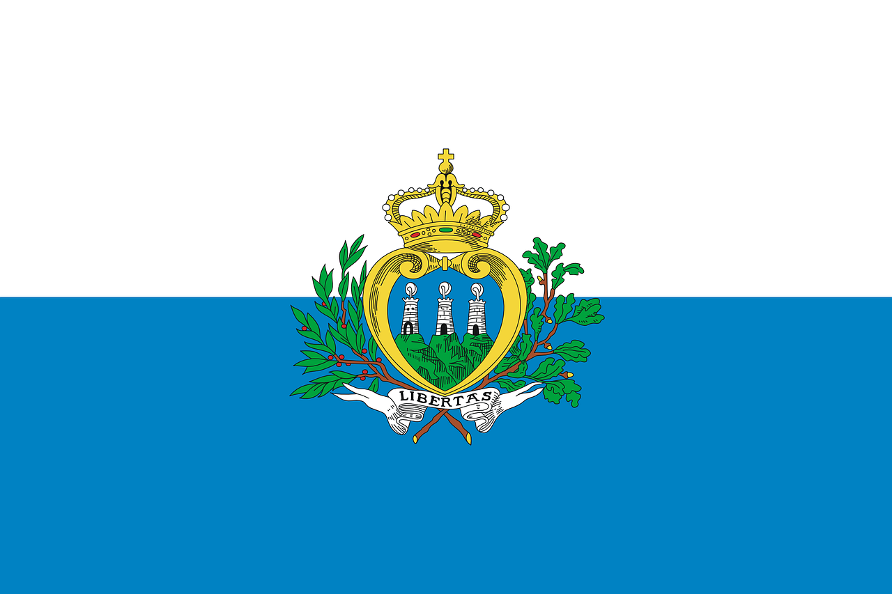  San Marino Flagge