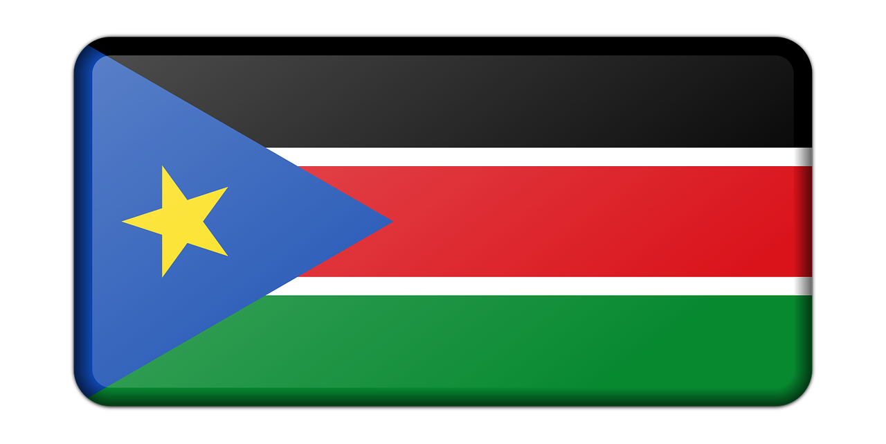 Südsudan Flagge