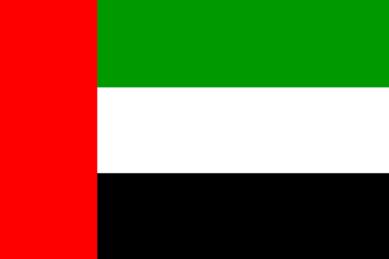  Vereinigte Arabische Emirate Flagge