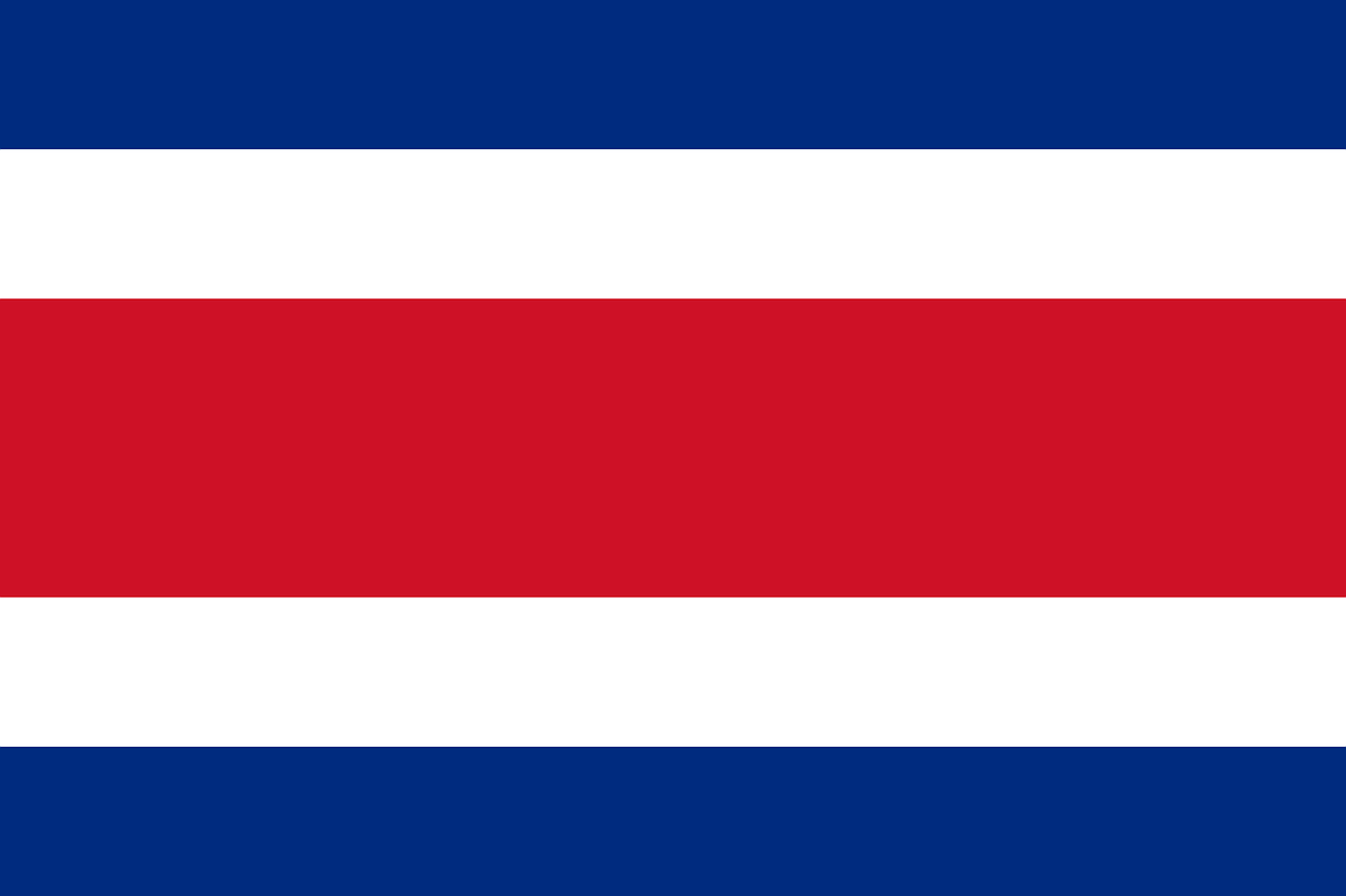  Costa Rica Flagge